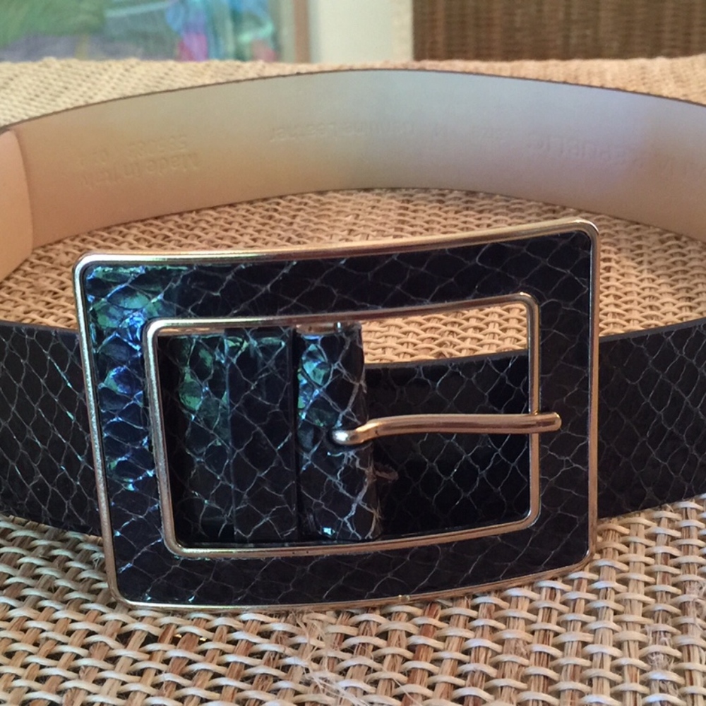 BANANA REPUBLIC Drk Brown Leather Belt M